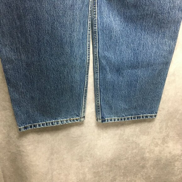 Levis Mens Jeans 550 Relaxed Fit Blue size 38x30 Cotton Denim Zipper Fly - Picture 10 of 10